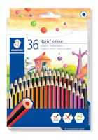 Noris® colour Buntstift, ca. 3 mm, Doppeldecker Kartonetui mit 36 Farben