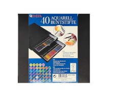 40er Geschenkbox Aquarell Stifte