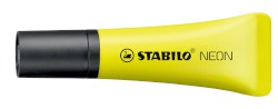 Textmarker STABILO® Neon, gelb in Tubenform