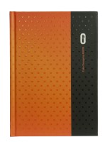 Notizbuch Diorama orange, DIN A6; liniert, Kladde mit: 80 Blatt