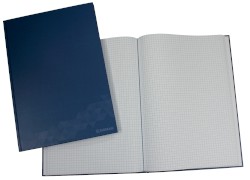 Geschäftsbuch A4 kariert 96 Blatt blau