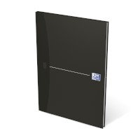 Oxford Office Essentials Gebundene Bücher schwarz, Format: DIN A4, Lineatur: liniert, Kladde mit: 96 Blatt