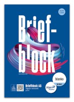 Notizblock Briefblock Style, 70 g/qm, A5, blanko, 50 Blatt
