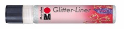 Glitter-Liner 25 ml weiß