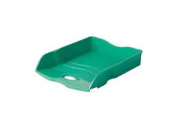Briefablage HAN Re-LOOP, DIN A4/C4, 100% Recyclingmaterial, stapelbar, grün