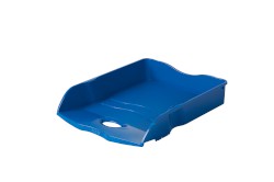 Briefablage HAN Re-LOOP, DIN A4/C4, 100% Recyclingmaterial, stapelbar, blau