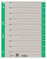 Trennblatt, A4, Karton, farbig bedruckt, grün