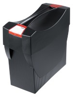 Hängemappenbox SWING-PLUS mit Deckel, für 20 Hängemappen, schwarz