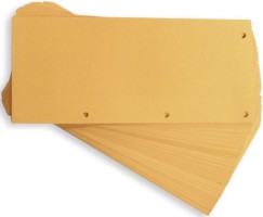 Trennstreifen DUO orange, Papier: 160 g/qm