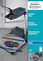 Overhead-Folien für Inkjet-Drucker klar, Ausführung: 0,11 mm
