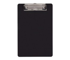 Schreibplatte A5 schwarz, Ausführung: mit Klemme, B x H x T mm: 240 x 160 x 15, für: DIN A5