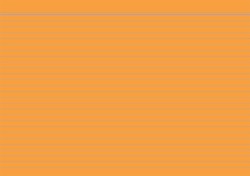 Karteikarten orange, Ausführung: liniert, DIN A7