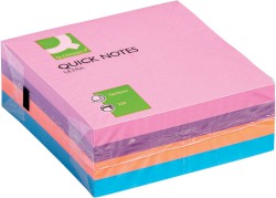 Haftnotiz Quick Notes, 75x75mm, mehrfarbig, 320 Blatt