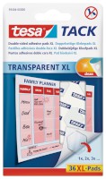 tesa® TACK XL doppelseitige, transparente Klebepunkte für großformatiges Papier