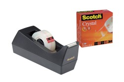 Scotch® Tischabroller Promotion C38 schwarz, für Rollengröße: 19 mm x 10 m