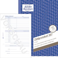 Kassenformular, Zählprotokoll, A5, 50 Originale, 50 Blatt