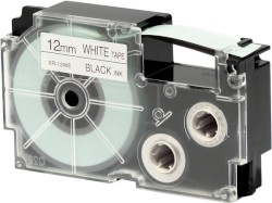 Schriftbandkassette für Label Printer, Kunststoff, 9 mm x 8 m, schwarz, weiß