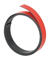 Magnetband, 1 m x 5 mm, 1 mm, rot