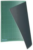 Twin-Cutting Mat, Schneide- und Schreibunterlage grün/schwarz