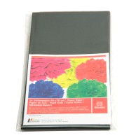 Seidenpapier Original, 50 cm x 70 cm, schwarz, SB-Poly-Pack mit 5 Bogen