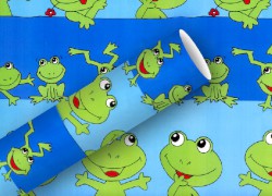 Geschenkpapier-Rolle "Froggy"