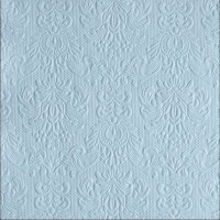 Serviette Elegance "Pale Blue" 33 x 33 cm 15er Packung