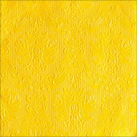 Serviette "Elegance" yellow 33 x 33 cm 15er Packung