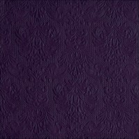 Serviette "Elegance" violet 33 x 33 cm 15er Packung