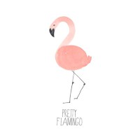 Serviette "Pretty Flamingo" 25 x 25 cm 20er Packung