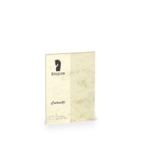 Briefumschlag Coloretti C7 5er Pack chamois marmora