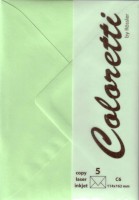 Coloretti Briefumschlag C6 Peppermint im 5er Pack