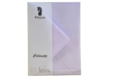 Coloretti Briefumschlag B6 Lavendel im 5er Pack