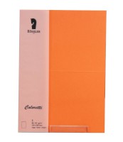 Coloretti Karten B6 Apfelsine im 5er Pack ungefalzt zum Selbstgestalten