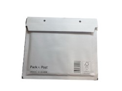 Luftpolstertaschen Tap-Comebag® weiß, Innenmaß/Größe: 170 x 165 mm, Gewicht: 23 g