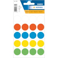 Markierungspunkte, Büropackung farbig sortiert, Durchmesser: 19 mm Ø