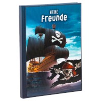 Freundebuch A5 "Piraten" mit 3D-Motiv