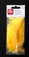 Marabufedern 10cm gelb