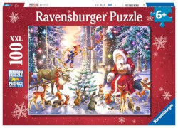 Puzzle 100 XXL-Teile "Waldweihnacht" von Ravensburger