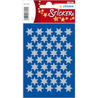 Sticker Weihnachten DECOR "Sterne" silber